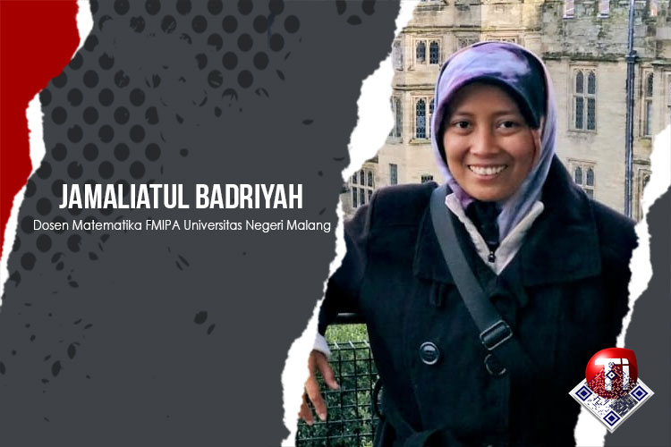 Jamaliatul Badriyah, Ph.D, Dosen Matematika FMIPA Universitas Negeri Malang, alumnus doktoral Southampton University, United Kingdom; Founder #CodeForKids.