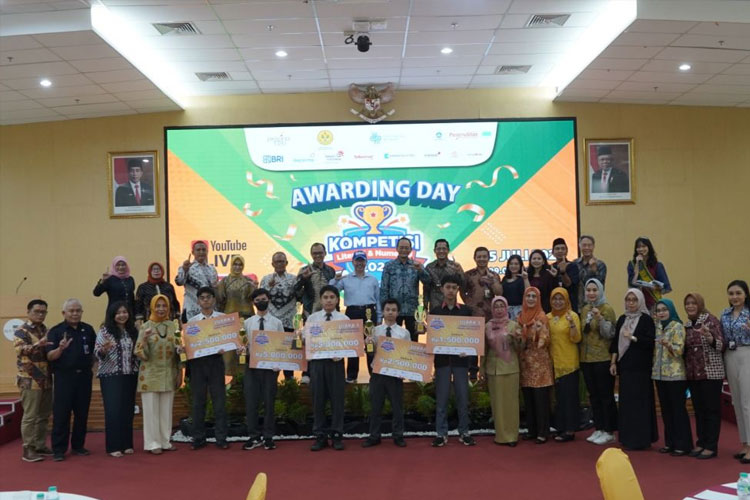 Penutupan Kompetisi Literasi dan Numerasi 2023 (25/7/23). (FOTO: AJP TIMES Indonesia)
