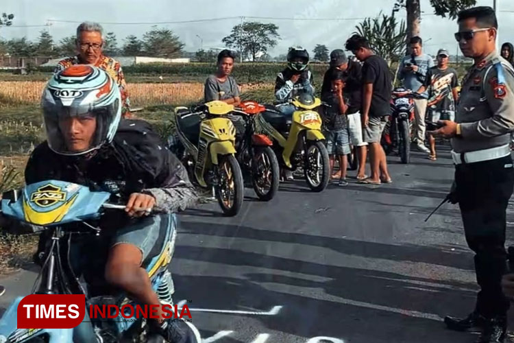 Tekan Aksi Balap Liar, Polisi di Probolinggo Sediakan Arena Balap Sementara
