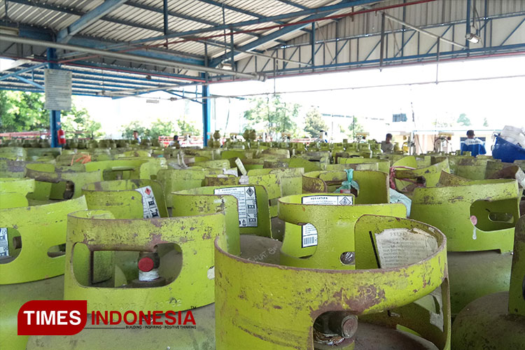 Tabung gas Elpiji 3 Kg (Foto: Dokumen TIMES Indonesia)