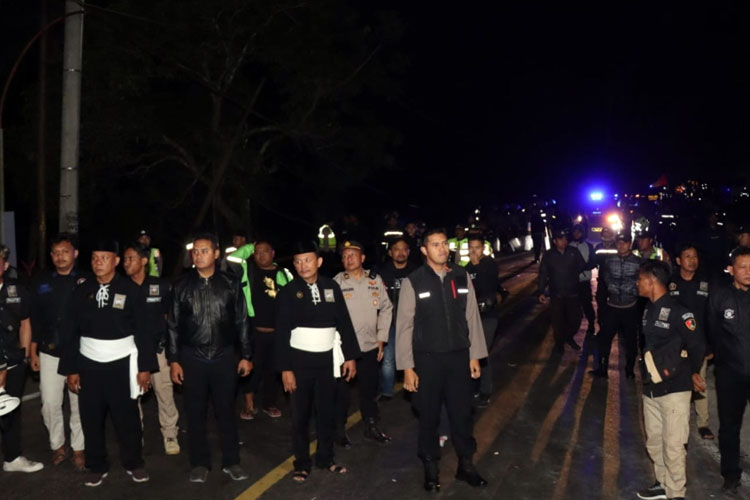 Dikawal Polres Malang, Pengesahan Warga Baru PSHT di Kabupaten Malang Kondusif