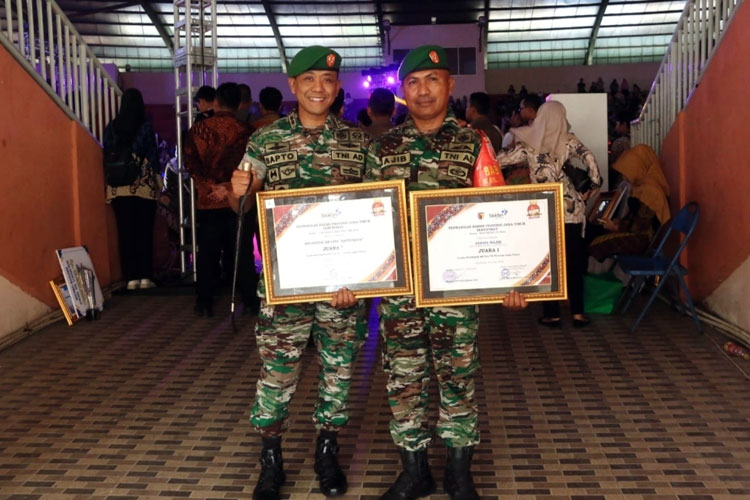 Konsisten Jadi Motivator KB Pria, Babinsa Kodim 0808 Blitar Dapat Penghargaan dari BKKBN Provinsi Jawa Timur