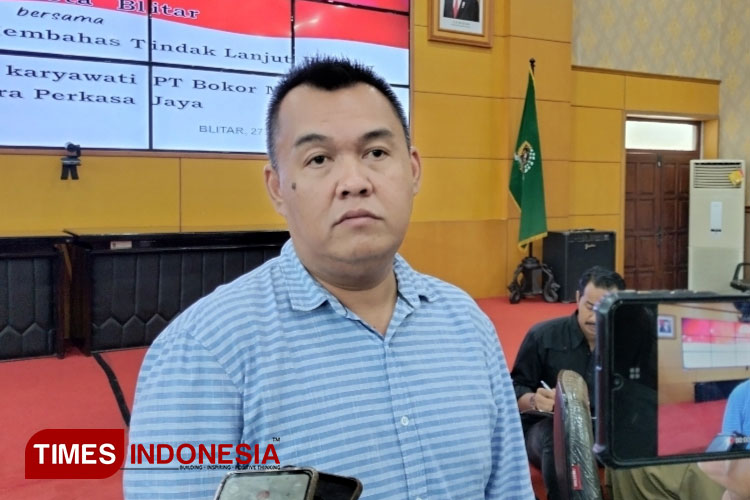 Ketua Komisi II DPRD Kota Blitar Yohan Tri Waluyo (Foto : Nur Al Ana/TIMES Indonesia)