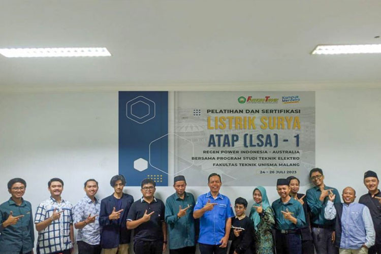 Pelatihan dan Uji Sertifikasi Keahlian LSA&#45;1 oleh Regen Powerindo dan Teknik Elektro FT Unisma Malang