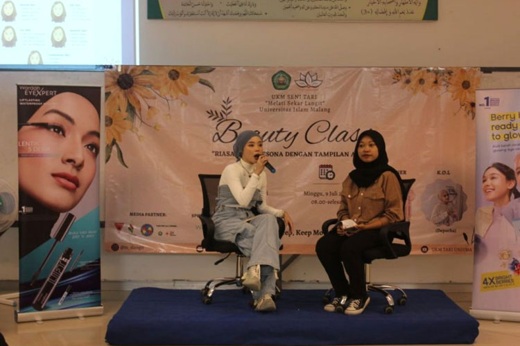 Workshop Beauty Class: Collaboration UKM Seni Tari “Melati Sekar Langit” Unisna Malang dengan Wardah Beauty Malang