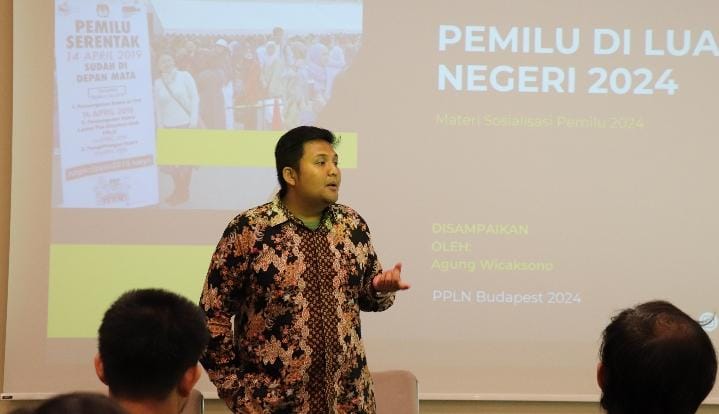 Ketua PPLN Budapest, Agung Wicaksono, sosialisasi intensif ini diperlukan pasca penetapan Daftar Pemilih Tetap Luar Negeri (DPTLN) Hongaria.