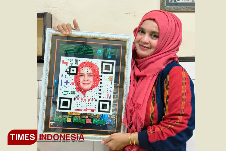 Nelly, Aktivis Perempuan Kota Malang Apresiasi Inovasi QR Art Karya Anak Bangsa