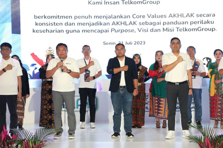 Telkom Sukses Selenggarakan AKHLAK Culture Festival TelkomGroup 2023