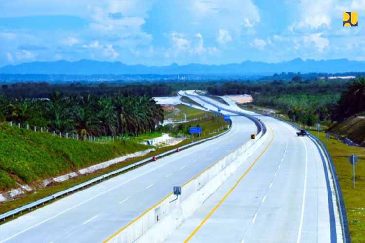  Ilustrasi pembangunan Tol Trans Sumatera (FOTO: Biro Komunikasi Publik Kementerian PUPR RI)