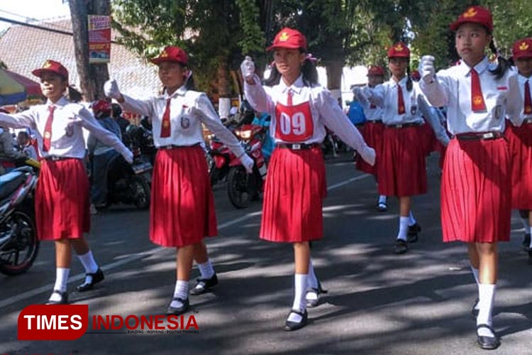 Tips Latihan Gerak Jalan Di Jalan Raya Ala Dishub Banyuwangi Times Indonesia 