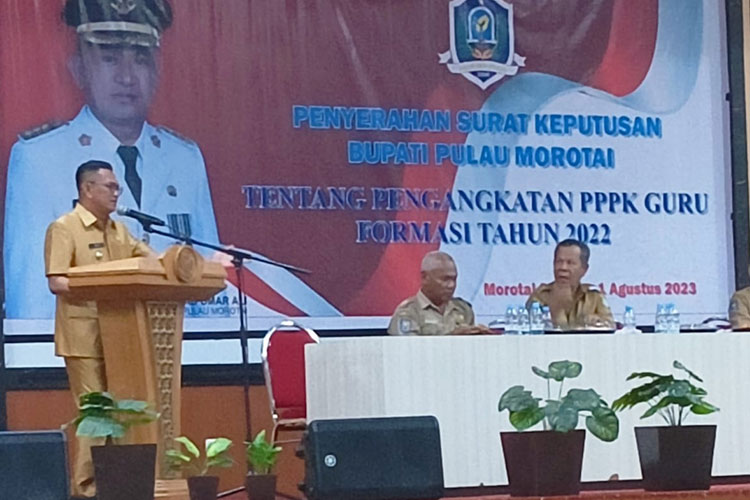 Tahun Politik, Pj Bupati Morotai Warning Kepsek dan Guru PPPK Jaga Netralitas 