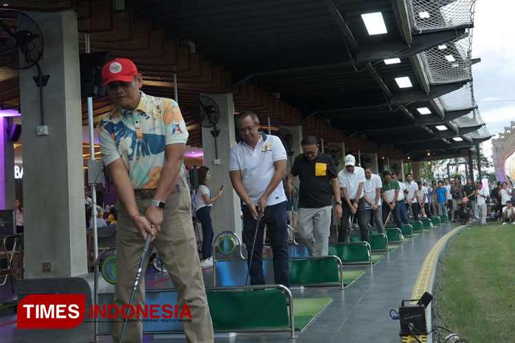 Grand opening ceremony Bali International Golf dihadiri para petinggi dan sejumlah atlet golf. (Foto: Susi/TIMES Indonesia) 