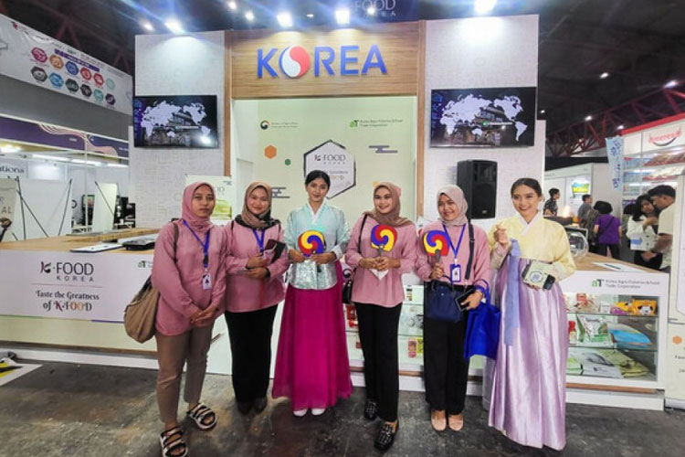 K-Food Perluasan Ekspor dengan Partisipasi dalam Pameran Perdagangan Interasional Terbesar di Indonesia FHI 2023