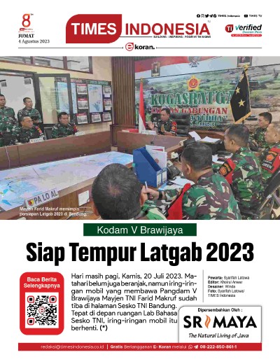 Edisi Jumat, 4 Agustus 2023: E-Koran, Bacaan Positif Masyarakat 5.0	