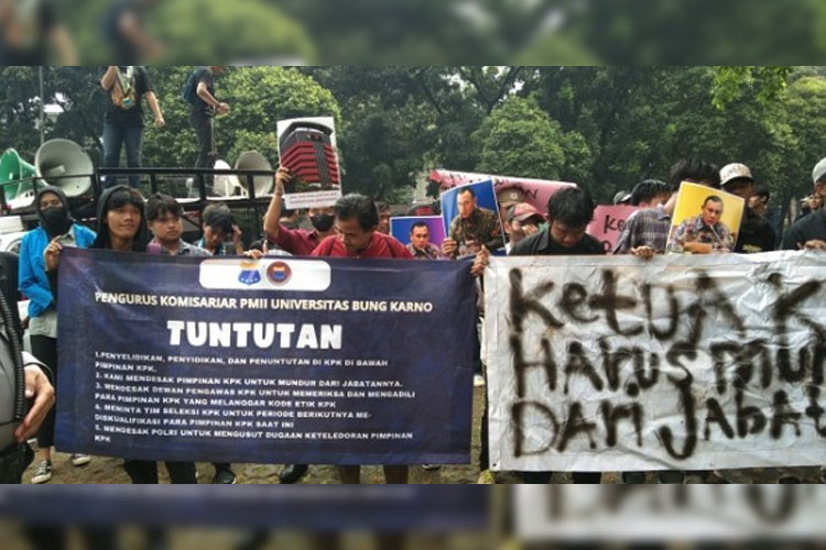 Imbas Kasus OTT Basarnas, PMII UBK Minta Pimpinan KPK Mundur dari Jabatan