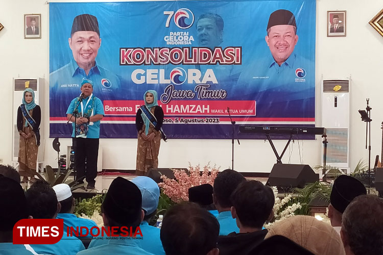 Konsolidasi di Bondowoso, Wakil Ketum Gelora Fahri Hamzah Tegas Dukung Prabowo