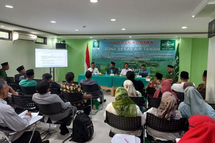 Demi Jakarta Tidak Tenggelam, LPBI NU DKI Gelar Bedah Aturan Zona Bebas Air Tanah