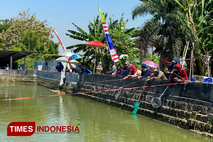 Aksi Kades Hingga Camat Lomba Mancing Ramaikan HUT ke-78 RI