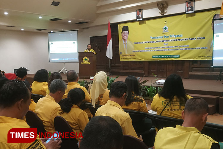Pertemuan Caleg, Ketua DPD I Partai Golkar Ingatkan Jangan Ada Kanibalisme Internal