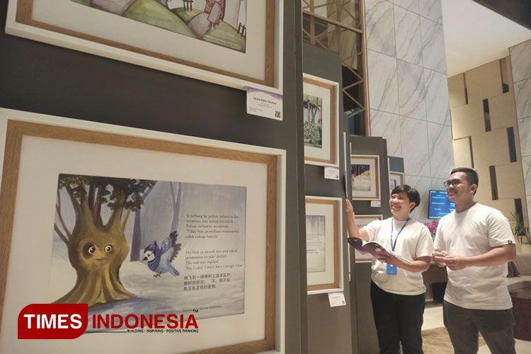 Zumenart Ajak Anak-anak House of Hope Jadi Ilustrator Buku Cerita Little Dreamer