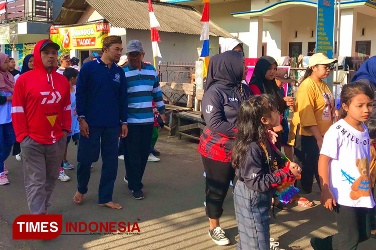Karang Taruna Genitri Menggelar Acara Jalan Sehat, Hadiah Utama 2 Ekor Kambing