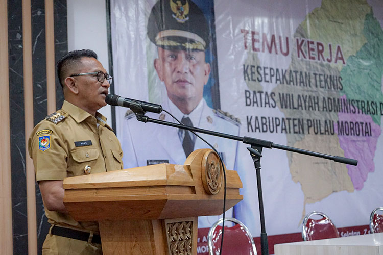 Temu Kerja Batas Desa, Ini Pesan Pj Bupati Morotai