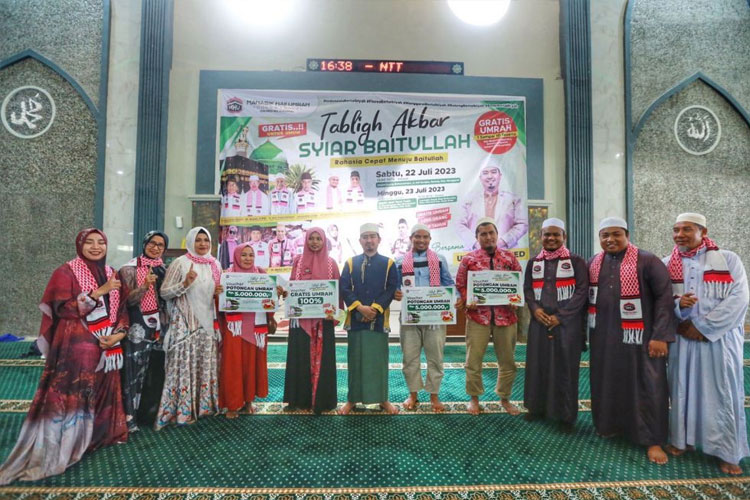 Gratiskan Umrah Ribuan Orang, MHU Hadirkan Ustad Solmed di NTB