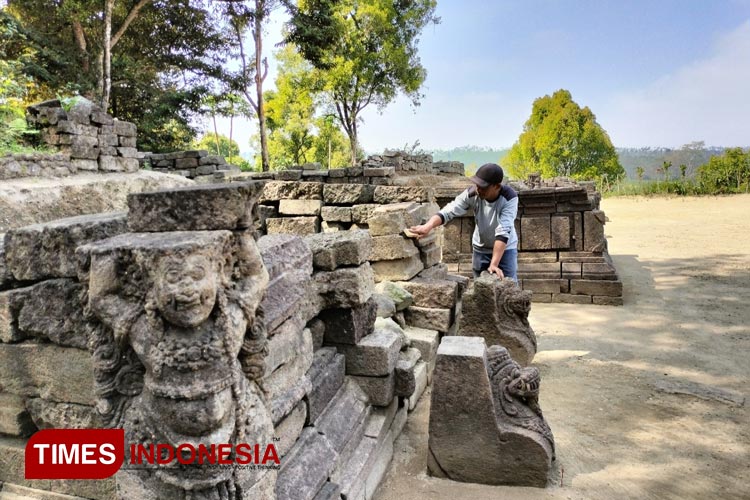 Balai Pelestarian Kebudayaan Jatim Segera Lakukan Pemugaran Candi Gambar Wetan, Peninggalan Majapahit di Kaki Gunung Kelud