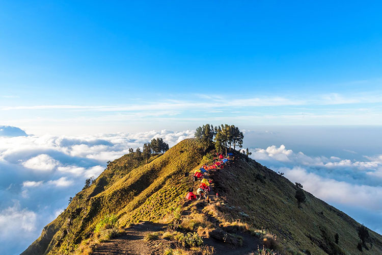 The picturesque view of mount Rinjani. (Photo: jommoutdoor.com/Gunung Hub)