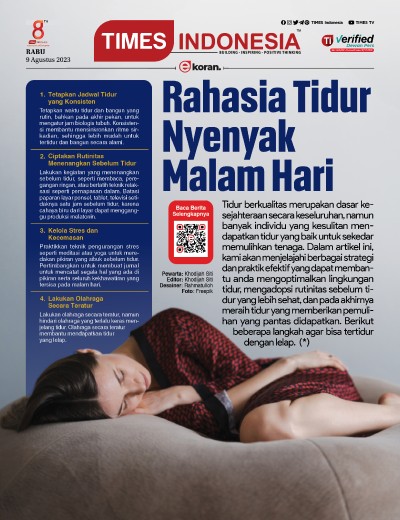 Edisi Rabu, 9 Agustus 2023: E-Koran, Bacaan Positif Masyarakat 5.0