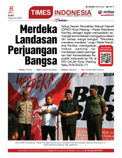 Edisi Rabu, 9 Agustus 2023: E-Koran, Bacaan Positif Masyarakat 5.0