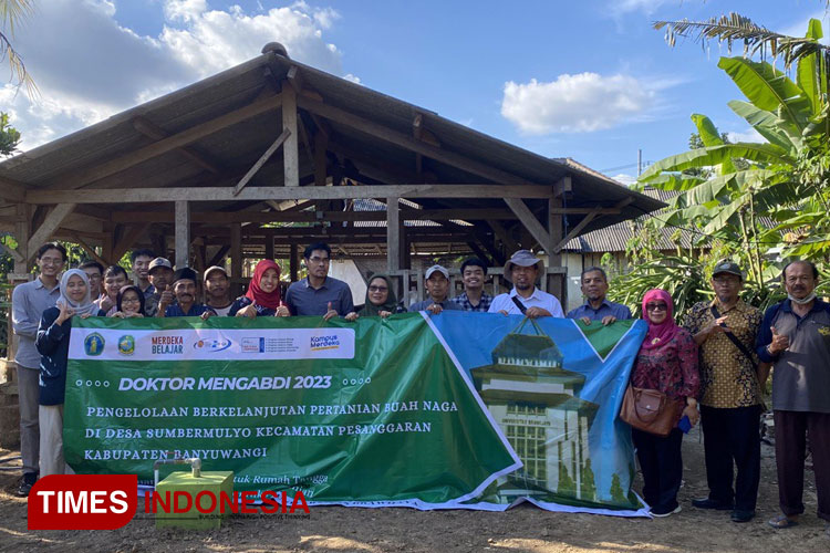 UB Malang Bangun Instalasi Biogas untuk Petani Buah Naga di Kabupaten Banyuwangi