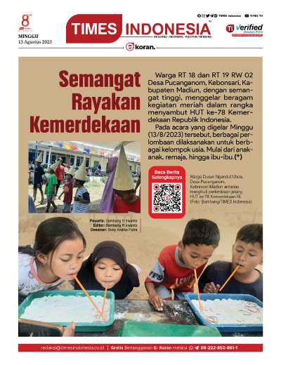 	Edisi Minggu, 13 Agustus 2023: E-Koran, Bacaan Positif Masyarakat 5.0