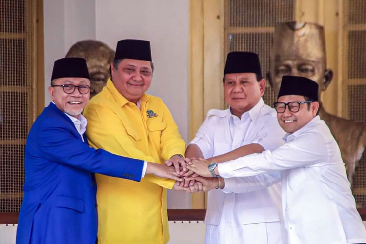 Deklarasi dukung Prabowo Subianto di Museum Perumusan Naskah Proklamasi, Menteng, Jakarta Pusat, Minggu (13/8/2023). (FOTO: PAN)