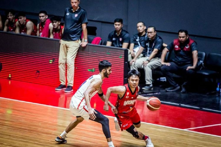 Pre-qualification for the 2024 Olympics, the Indonesian national basketball team lost against India