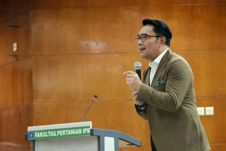 Sambangi Kampus IPB, Ridwan Kamil: Jadilah Bagian Kisah Sukses Indonesia Emas 2045