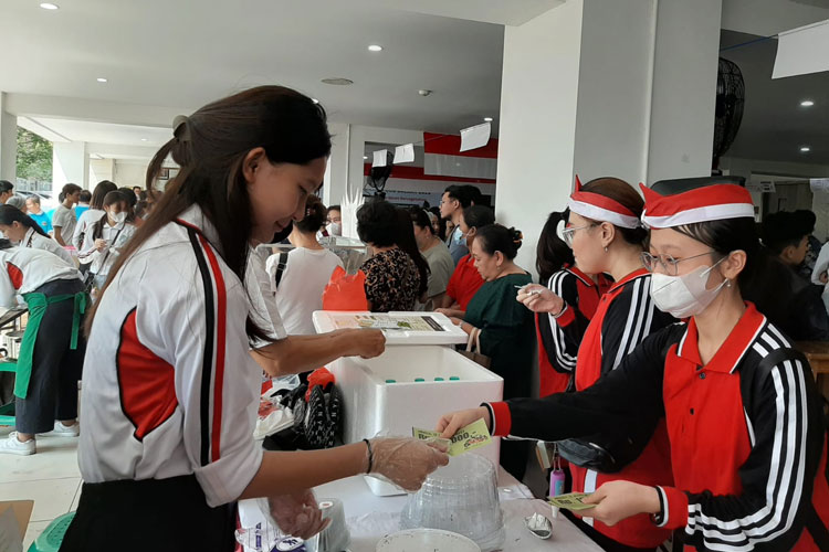 Merayakan HUT Pusdiklat Citra Maitri Jaya ke-5 Gelar Food Bazaar Vegetarian 2023