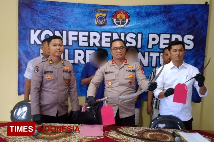 Akan Digunakan untuk Tawuran, Polsek Banguntapan Bantul Bekuk Remaja Bersenjata Celurit