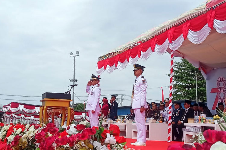 Peringatan HUT ke&#45;78 RI di Stadion Merah Putih, Pj Bupati Morotai Jadi Irup