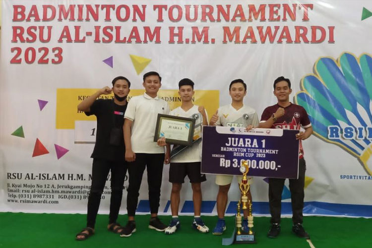 Mahasiswa STIKes Husada Jombang Sabet Juara 1 Badminton se-Jatim