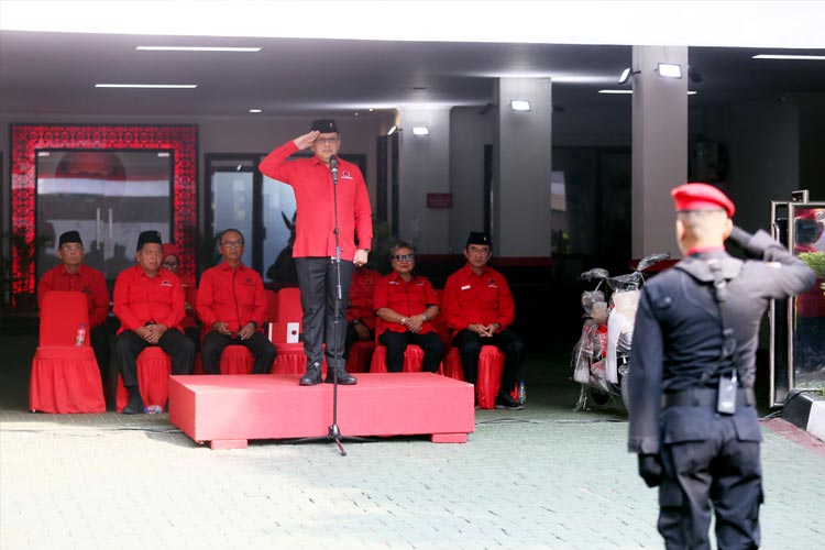 PDI Perjuangan Laksanakan Upacara Memperingati HUT ke-78 RI, Ratusan Kader Hadir di Sekolah Partai