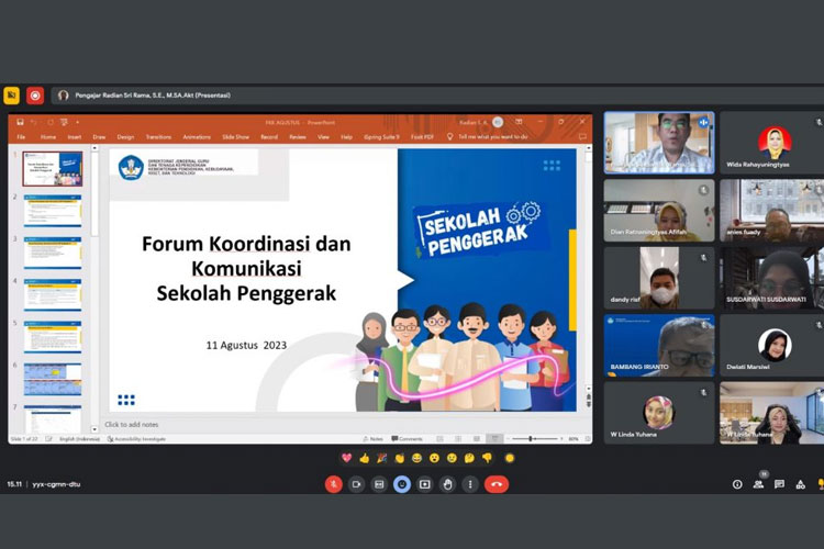 Persiapkan Pendampingan Sekolah Penggerak, Dosen UNIPMA Madiun Ikuti FKK Bersama BBGP Jatim