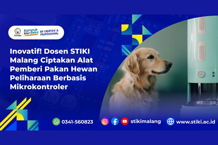 Inovatif! Dosen STIKI Malang Ciptakan Alat Pemberi Pakan Hewan Peliharaan Berbasis Mikrokontroler