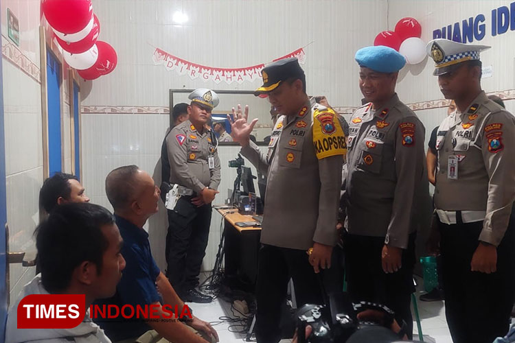 Kapolres Probolinggo Sidak Pelayanan Surat Izin Mengemudi