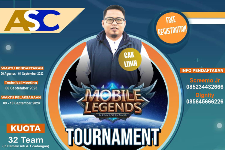 Ayo Warga Bondowoso Ikut Turnamen Mobile Legends Bareng Cak Lihin
