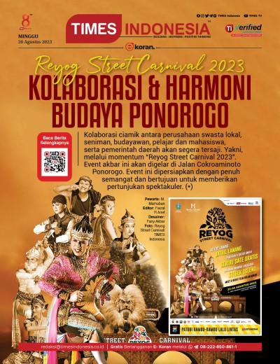 Edisi Minggu, 20 Agustus 2023: E-Koran, Bacaan Positif Masyarakat 5.0