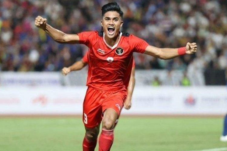 Ramadhan Sananta yang berhasil mencetak gol tunggal kemenangan Timnas Indonesia U-23. (Foto: tribunnews)