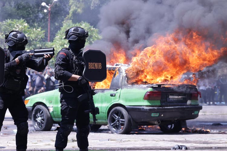 Polda Jatim Gelar Sispamkota, Buktikan Polri Siap Kawal Pemilu 2024