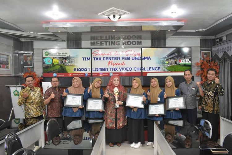 Tim Mahasiswa FEB Unisma Malang Raih Juara 1 Nasional Kompetisi Tax Video Challenge