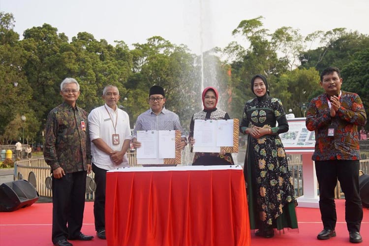 Bank Jatim dan Pemkot Malang Bersinergi Revitalisasi Alun-Alun Merdeka